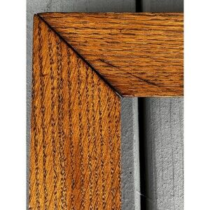 Mission Style Antique Quarter Sawn Oak Wood Picture Frame 18 x 23 Arts & Crafts